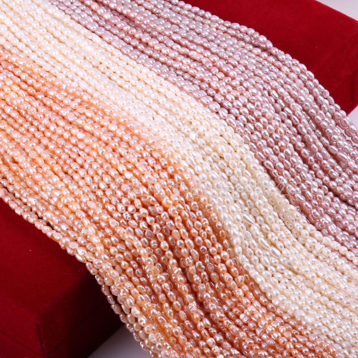 天然淡水珍珠串珠隔离珠打孔散珠DIY项链手链配件详情2