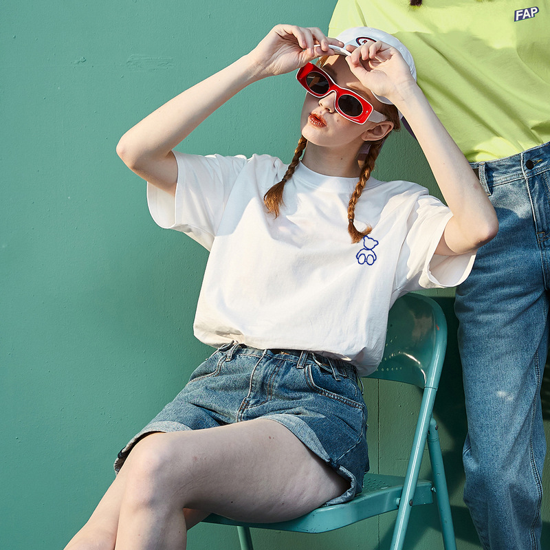 Oversize女装纯棉短袖t恤女宽松夏2025新款半袖胖mm180斤大码显瘦详情27