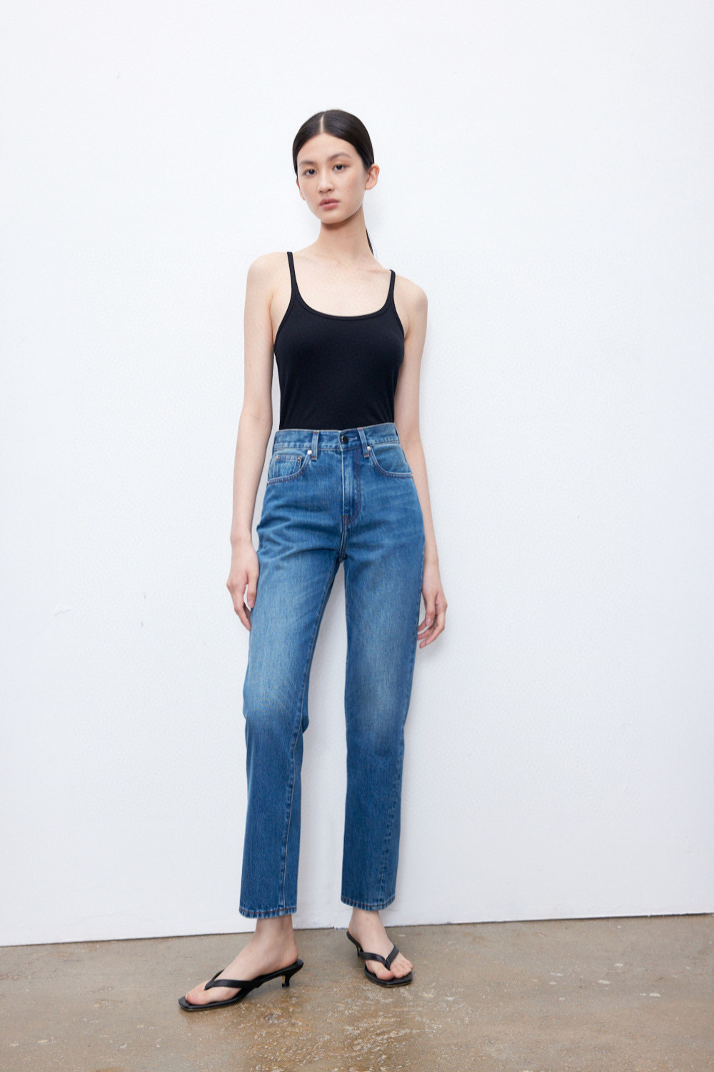 【UpperClass Series 】OriginalTwisted Classic Twisted Stitch jeans for mid-to-high-waisted women pic 16