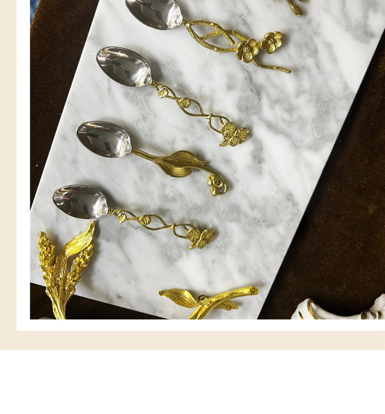 奢华品不锈钢咖啡勺北欧风高颜值简约批发详情4