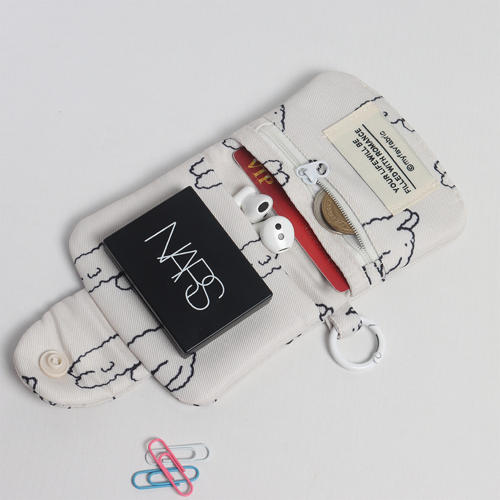 零钱包女新款学生可爱收纳袋帆布小清新硬币CDD卡包日常百搭详情14