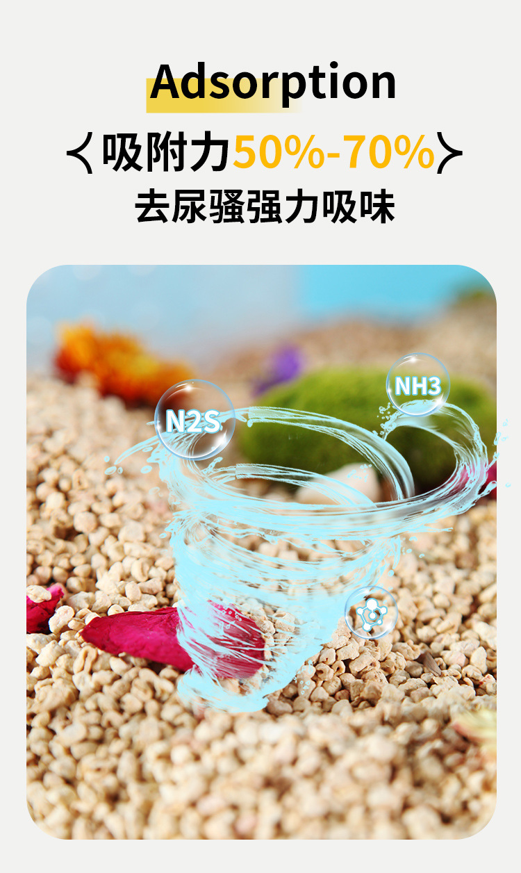 仓鼠垫料花香玉米芯金丝熊除臭用品小宠垫料花枝鼠龙猫造景木屑详情4
