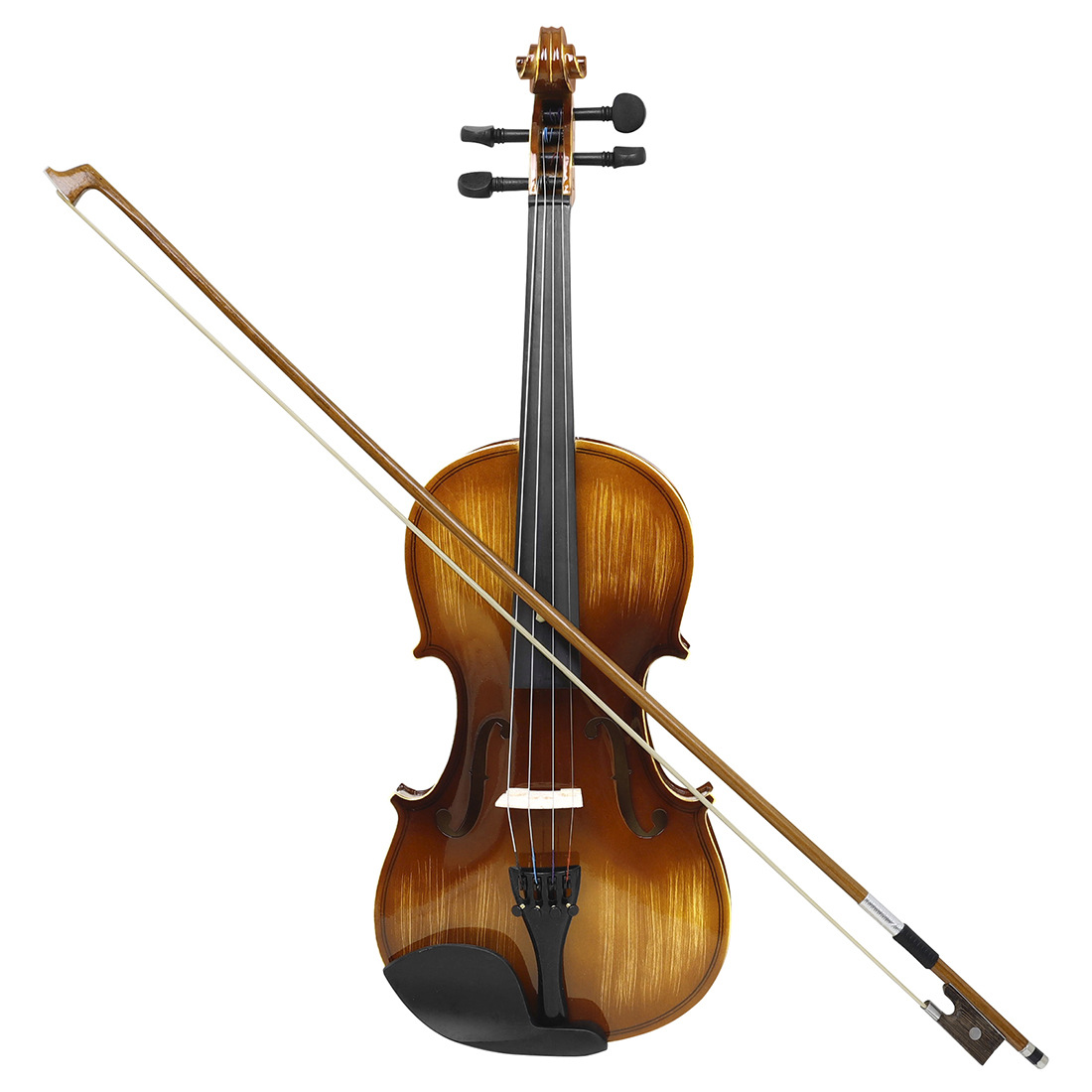 IRIN bright light Violin Solid wood Violin for adult beginners 4/4 Popularization violin, plywood violin manufacturer pic 5