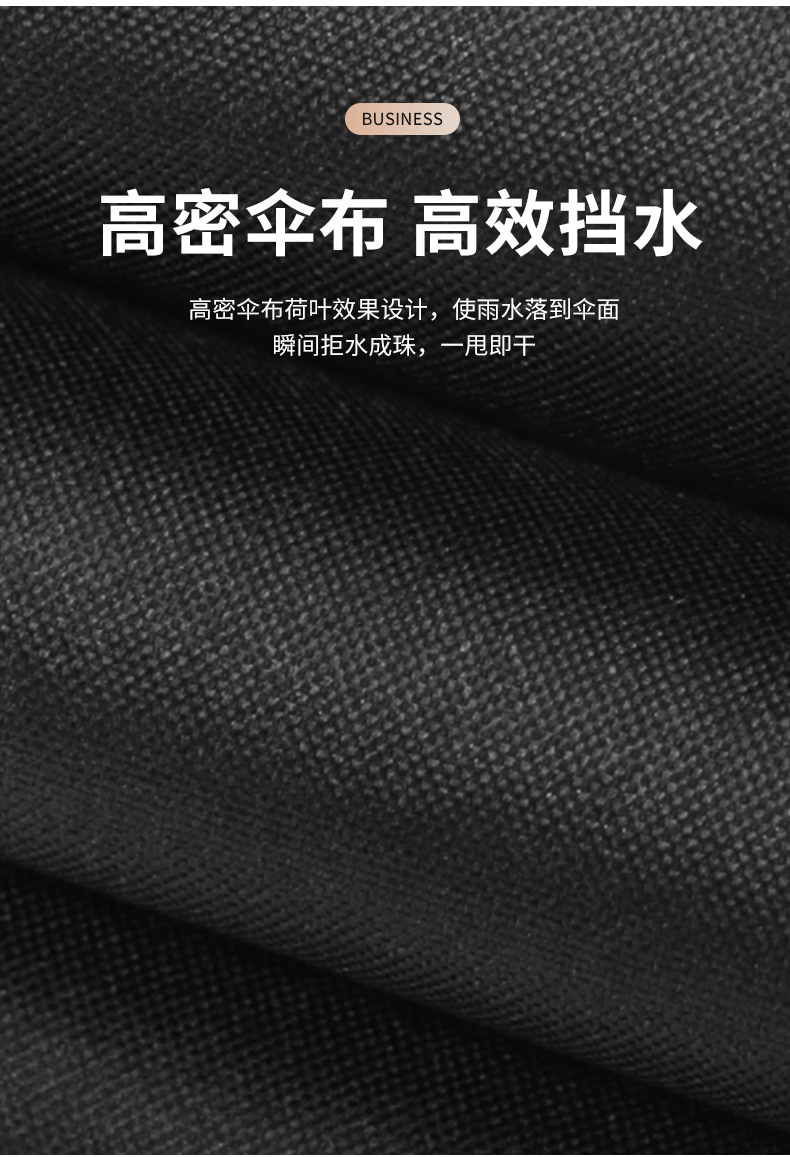 全纤维高尔夫伞大号直杆长柄商务贵宾伞广告伞雨伞男士双人礼品伞详情6