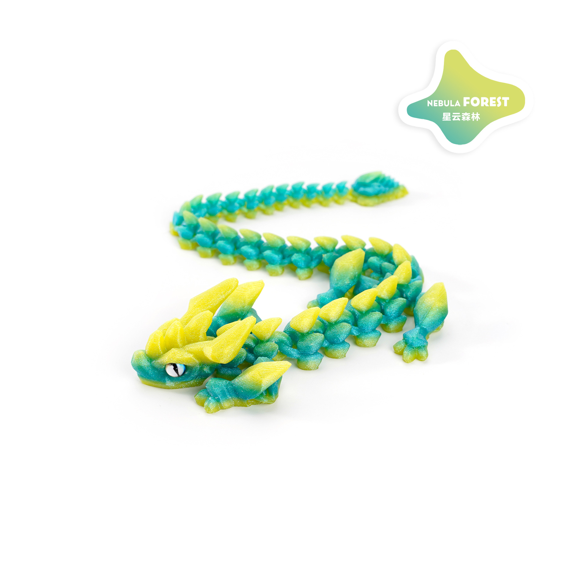 A new 3D printed cross-border bestseller, articulated crystal horned dragon figure-making set, decorated with the divine dragon pic 5