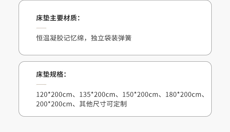 Detachable and washable memory foam spring mattress, gel memory foam pad, independent spring hotel Simmons home soft pad pic 15