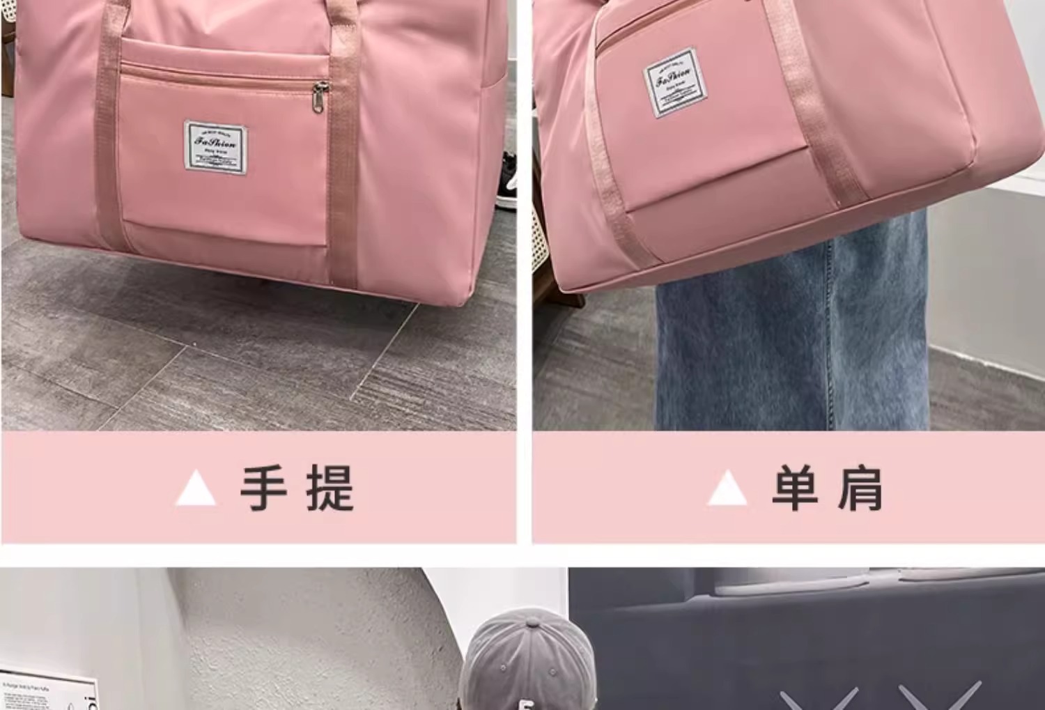 Large-capacity quilt storage bags, moving and traveling hand luggage bags, student boarding clothes sorting bags, storage bags pic 10