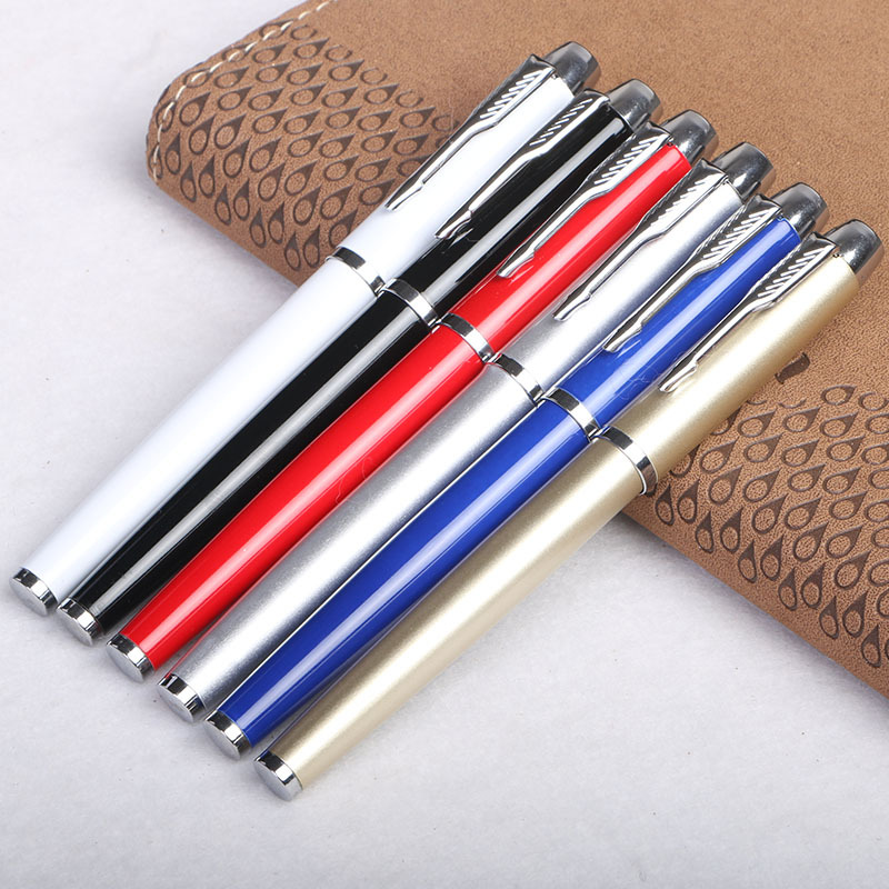 Wholesale of multi-color business metal neutral signature pens, advertising gifts, enterprise logo designs, and pearl pens in stock from Huaqi pic 19