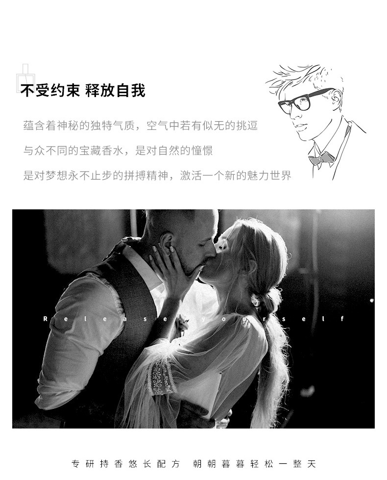 香水分装瓶150ml玻璃空瓶香水瓶洗发水套装化妆品分装瓶详情4