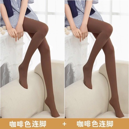 春秋中厚丝袜连裤袜肉色打底袜薄款天鹅绒防勾美腿裤袜女外贸批发详情3