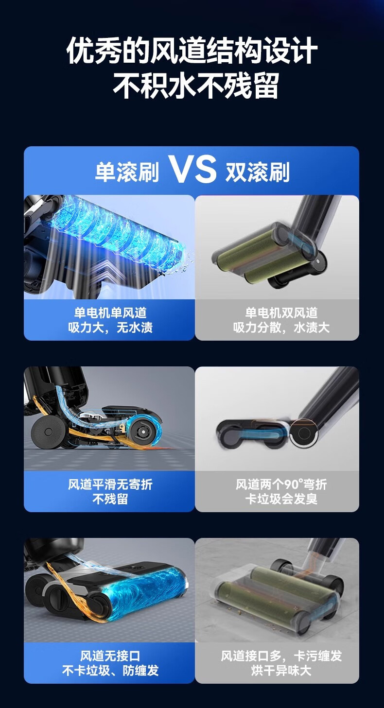 Floor scrubber, household fully automatic sweeper, vacuum cleaner, intelligent electrolytic water integrated mopping and sweeping, electric floor mop, cross-border pic 20