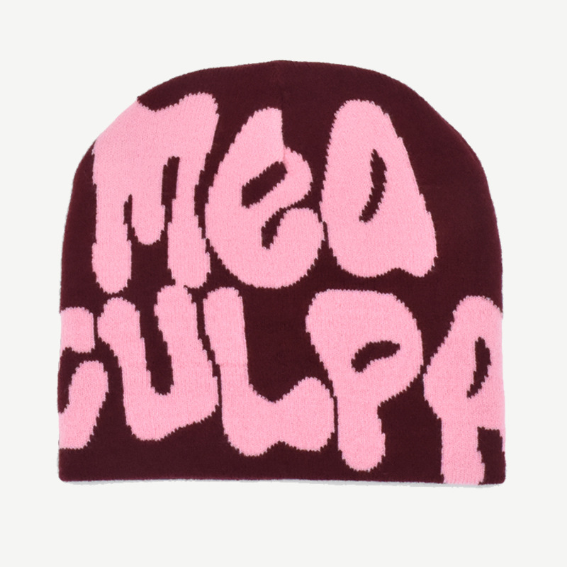 Amazon cross-border bestsellers: knitted hats for men and women, jacquard hats, popular hats from Europe and America, hip-hop hats, letter hats, AliExpress from Europe and America pic 29