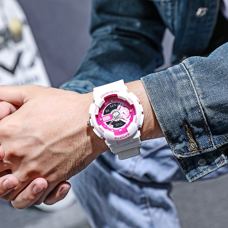 A popular foreign trade product, the ins Unicorn electronic watch, is a trendy and fashionable multi-functional sports quartz display item for adults and students pic 7