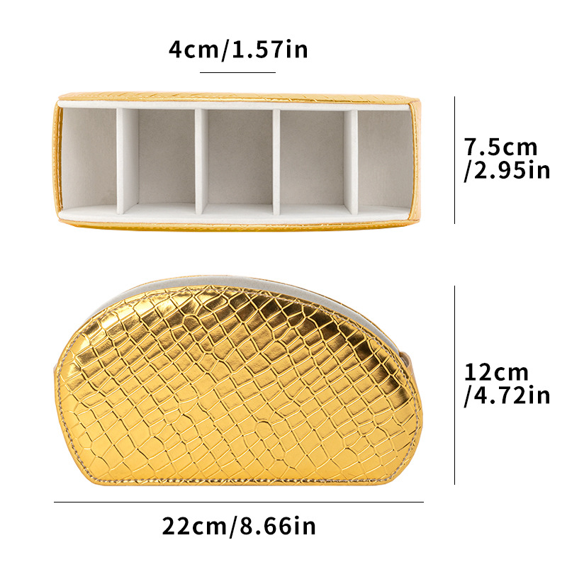 Amazon Home Goods desktop remote control, PU leather storage box, cosmetics storage, office organizing box pic 2