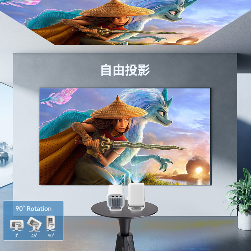 跨境热销X3AQ便携高清家庭影院4K投影仪智能迷你游戏教育投影仪详情10