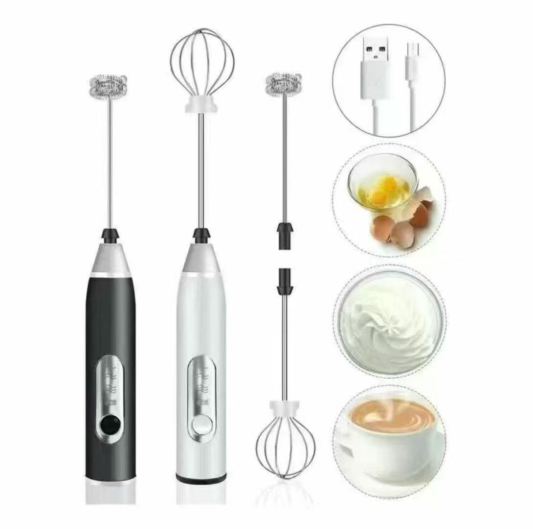 电动打蛋器牛奶奶泡器咖啡打泡器手持无线打发蛋清奶油蛋糕搅拌器详情2