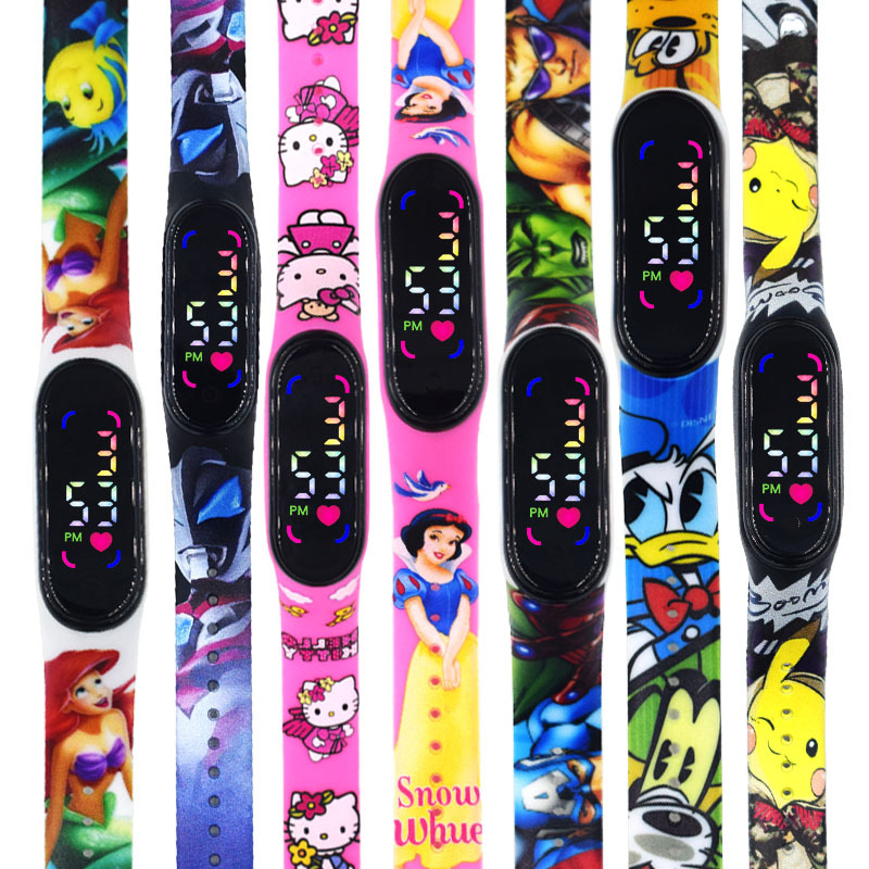 跨境爆款方块地球形LED电子表单孔表带简约时尚手表实力直供详情7