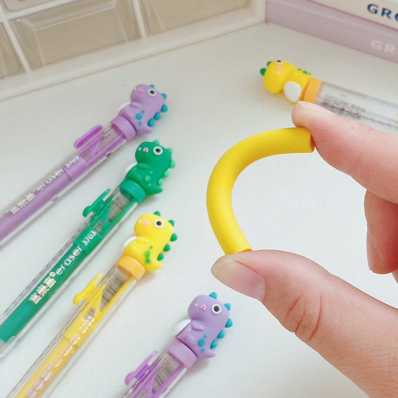 Cartoon DIY eraser, cute Japanese dinosaur eraser, student writing and modification eraser, office stationery wholesale pic 9