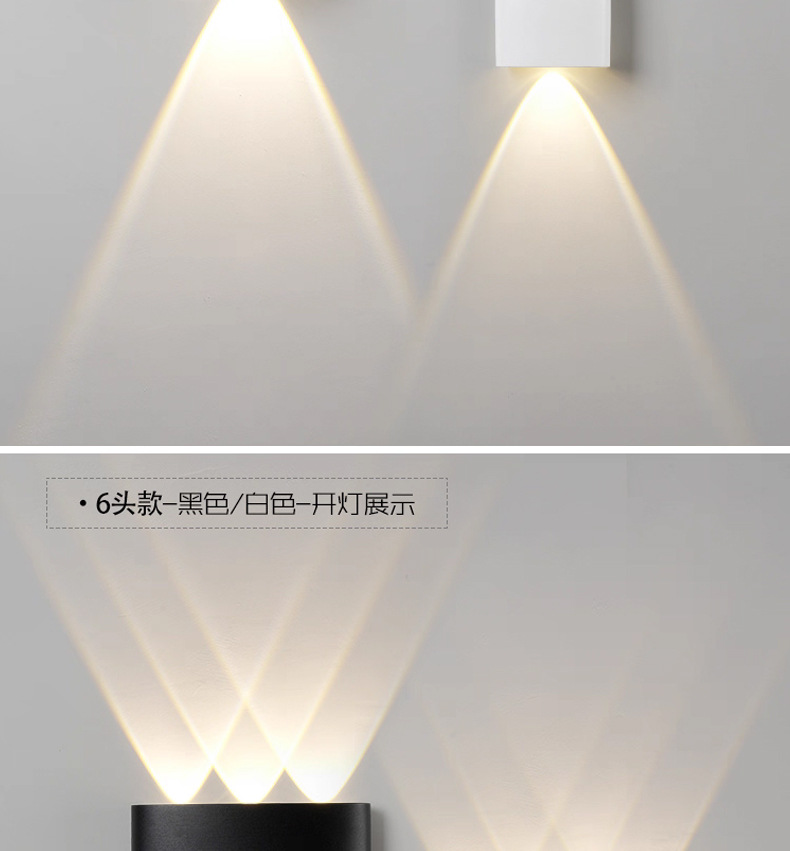 led户外防水壁灯门前洗墙射灯室外庭院楼梯过道墙壁灯卧室门头灯详情9
