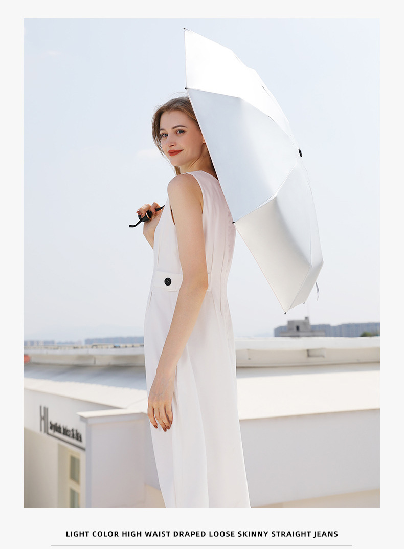 全自动伞钛银伞跨境太阳伞防晒遮阳伞晴雨两用女防紫外广告伞logo详情39