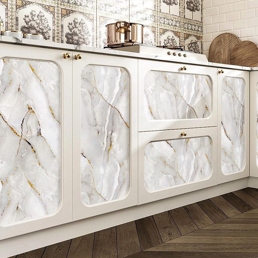Cross-border exclusive Gilt Marble-patterned wallpaper for home decoration building materials background wall Gilt Marblewallpaper pic 47