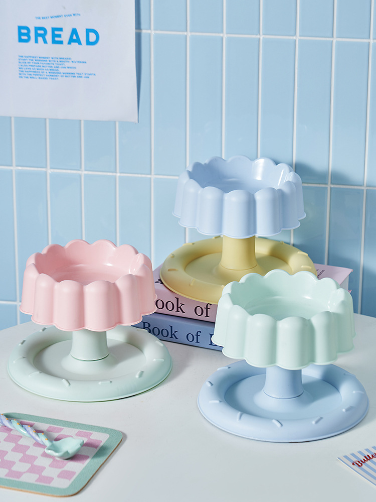 Pet stainless steel anti-knock cat food plate, high rack bowl, pet birthday bowl, dog rice bowl, detachable and easy to clean pic 11