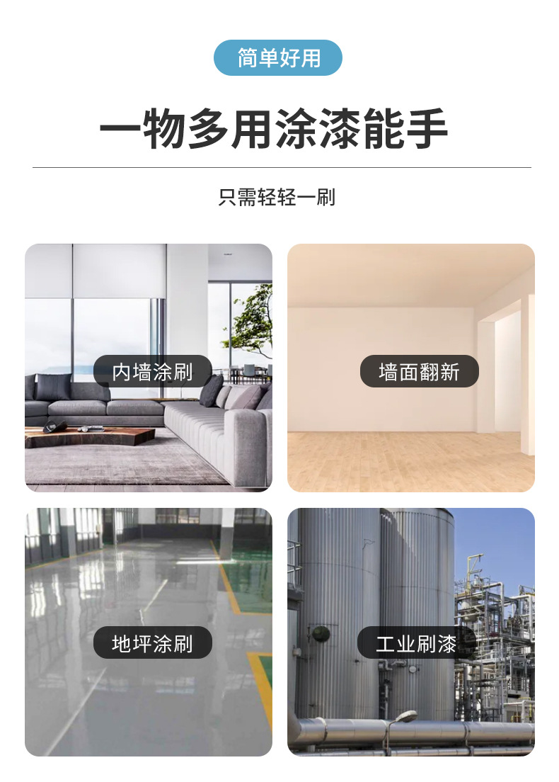 加厚油漆刷批发1寸2寸3寸4寸5寸6寸8寸长毛油漆刷扫灰刷棕小毛刷详情4
