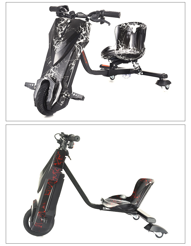 厂家直供儿童漂移V款滑板车公园广场出租发光孩童扭扭车现货批发详情9