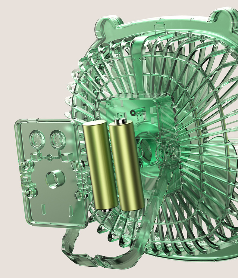 Desktop lamp lighting fan, home USB rechargeable wall-mounted electric fan, outdoor portable and suspended circulating fan pic 19