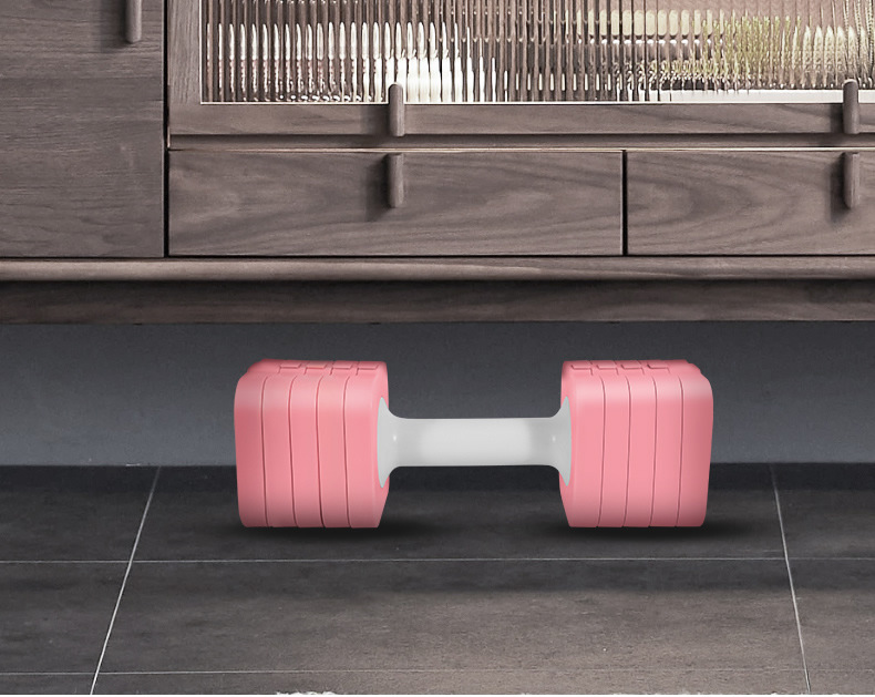 可拆卸哑铃女士健身 家用小哑铃可调节重量LB款 批发跨境调节哑铃详情23