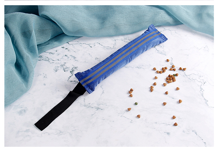 Factory direct sales of pet teething training, interactive biting dog plush toys, Oxford cloth reflective training sticks pic 17