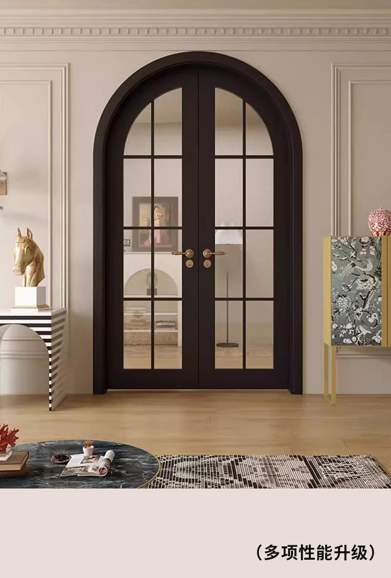 French-style antique iron door, popular bathroom door, toilet door, bathroom door, kitchen door, balcony door, glass door, swing door pic 5