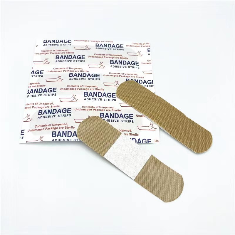 Foreign trade version band-aid, skin-colored PE waterproof breathable band-aid, 72*19mm, external dressing band-aid, English version pic 6