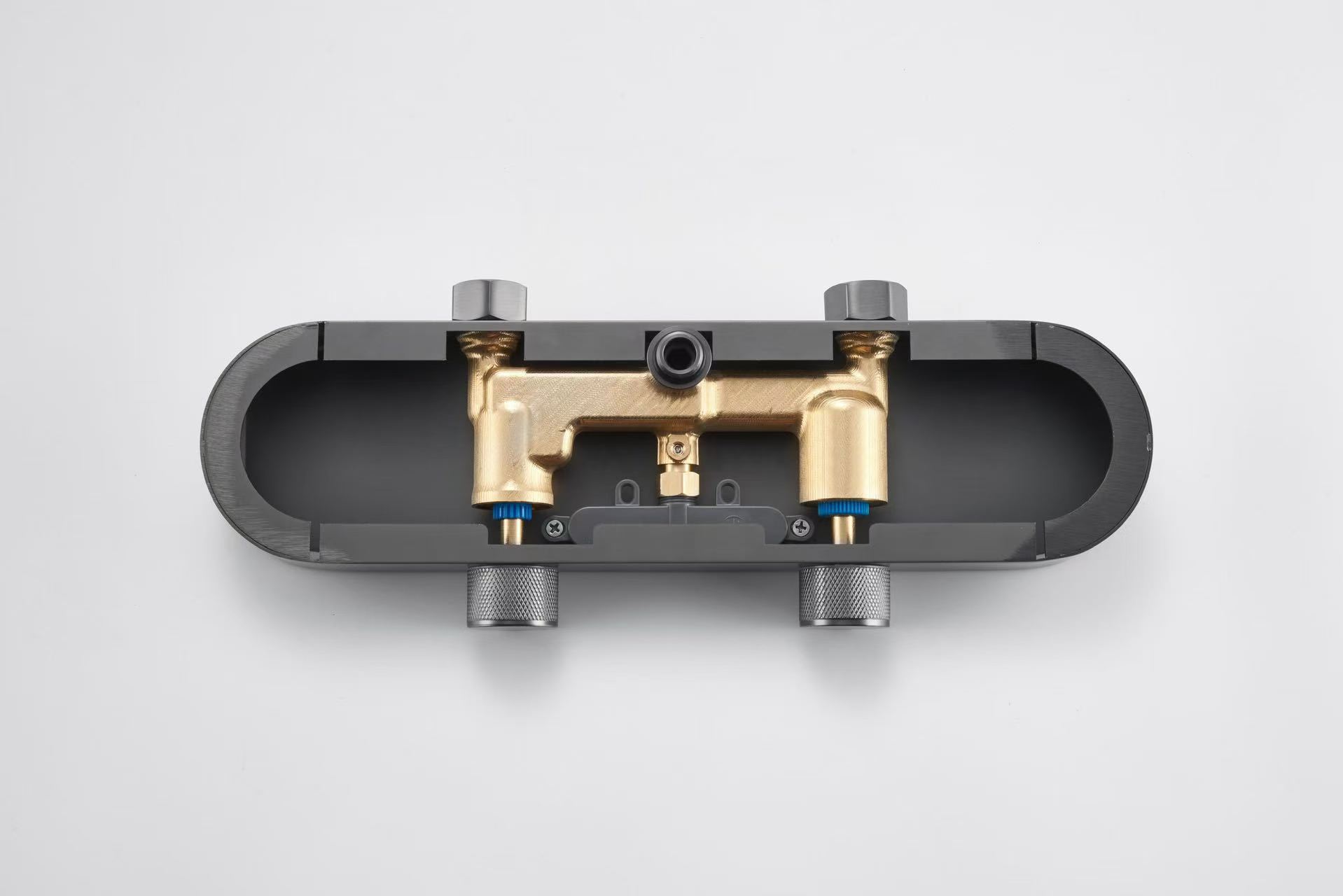 现货全铜无顶喷简易数显淋浴花洒套装家用卫生间分体式沐浴花洒详情6