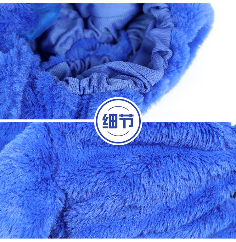 Motorcycle helmet, Christmas cartoon, innovative helmet protection, fun Christmas hat, Stitch, personalized plush pic 19