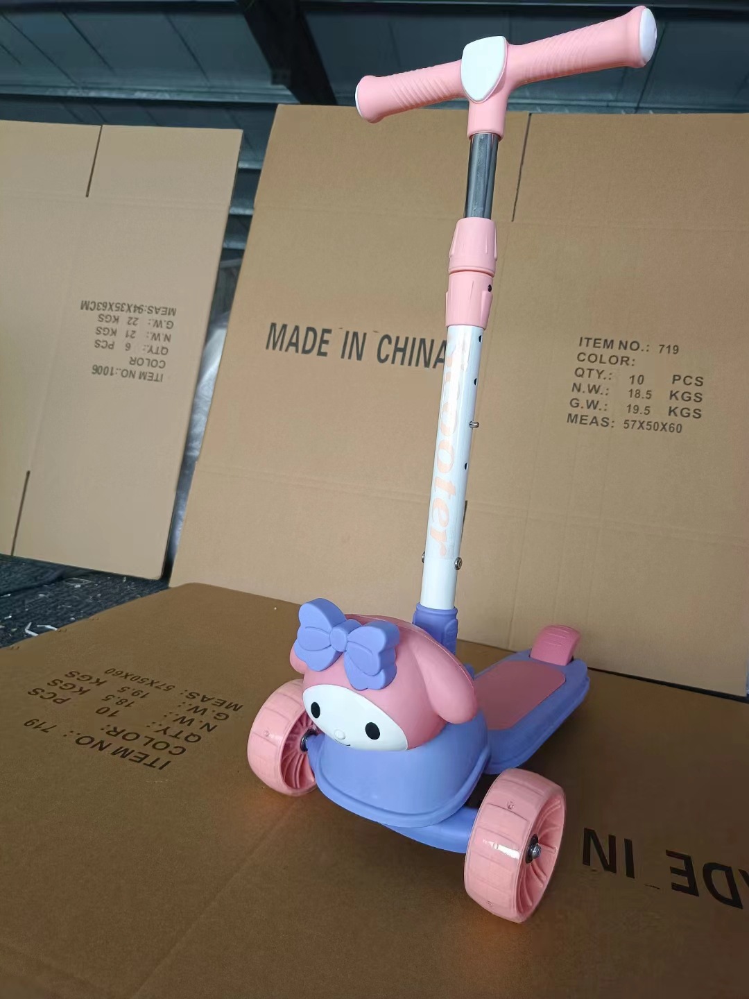 新款儿童三轮滑板车宝宝脚踏滑行车小孩溜溜车滑行车厂家供应外贸详情3