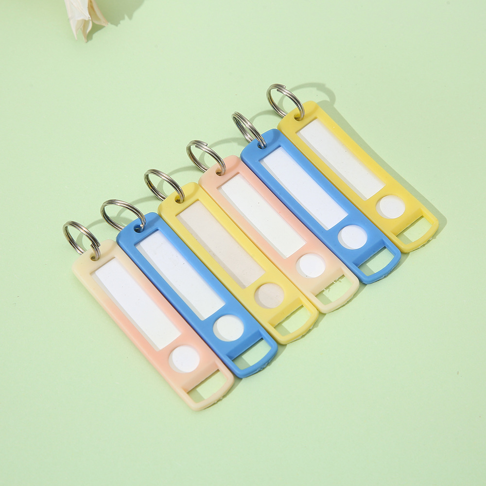 Hot-selling doorplate keychains, metal rings, hotel registration keychains, simple, mini and portable keychains wholesale pic 3