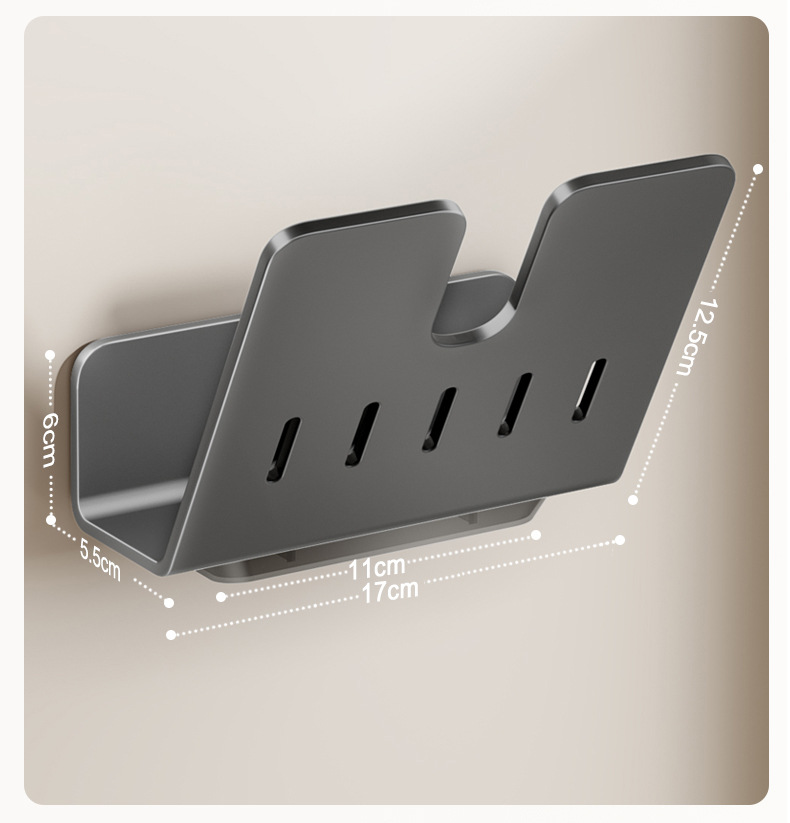 Light luxury kitchenware seasoning rack, carbon steel wall-mounted organization rack without drilling, multi-functional kitchen storage and shelving rack pic 30