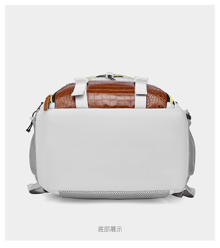 New high-appearance level casual backpack, large-capacity high-end travel bag, hiking bag, Oxford fabric backpack pic 26