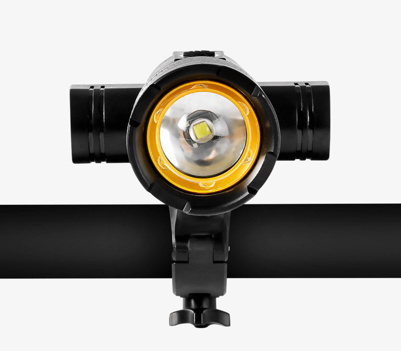 Mountain bike accessories, bicycle T6 headlight, usb charging, strong light telescopic zoom headlight, high-brightness LED warning light pic 19