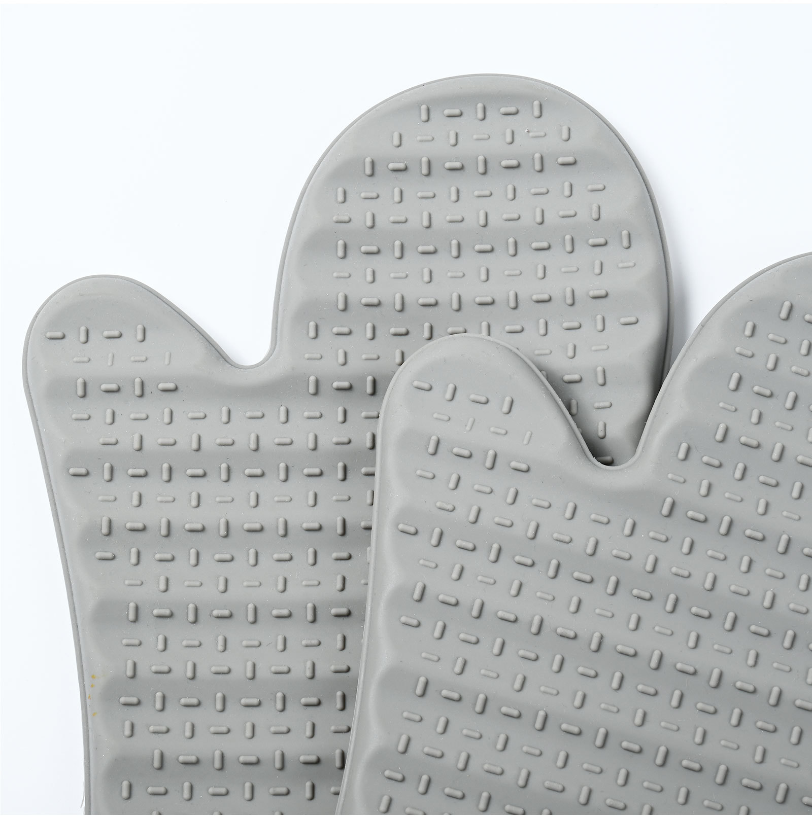 厂家定制硅胶手套耐高温隔热防烫防水防滑微波炉烤箱烘焙五指手套详情17