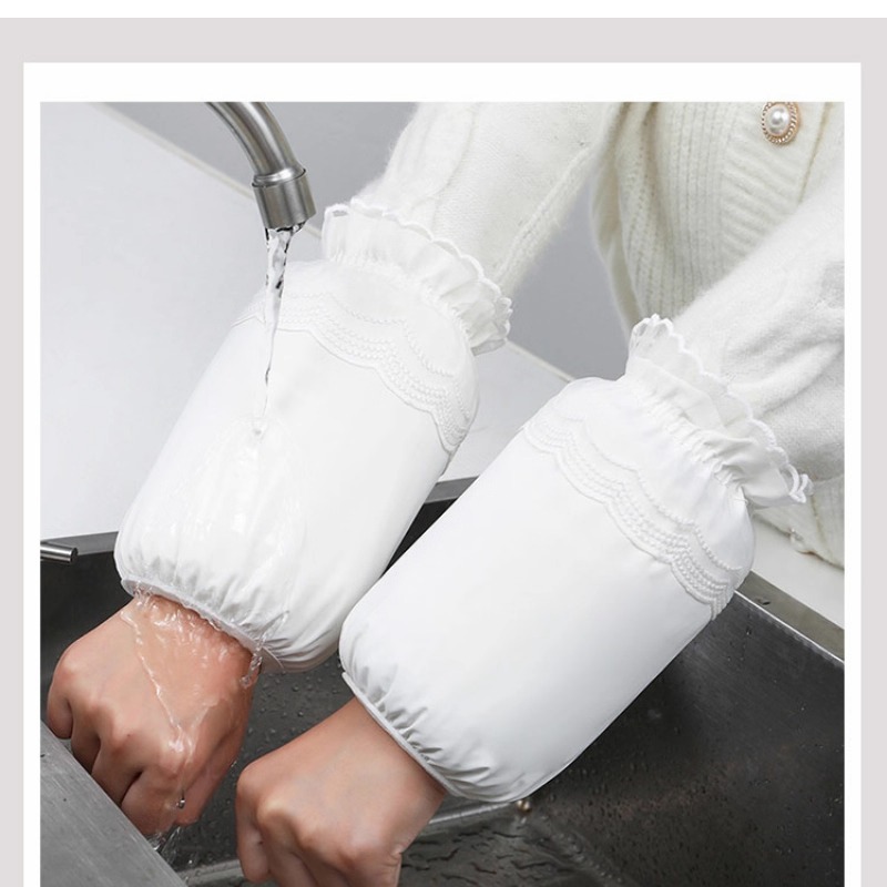 厨房防水袖套女款羽绒服防脏秋冬成人学生护袖耐脏家务办工袖套详情5