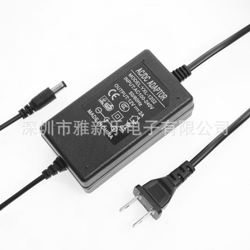 12V2A desktop dual-wire power adapter, monitoring set-top box, light strip, LED router, monitor, 24W full pic 8