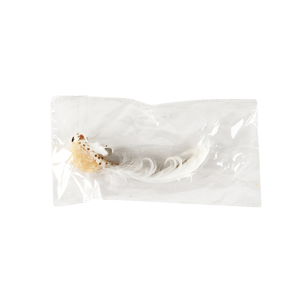 Z新款猫玩具羽毛逗猫棒飞鸟铃铛替换头解闷逗趣宠物用品厂家批发详情14