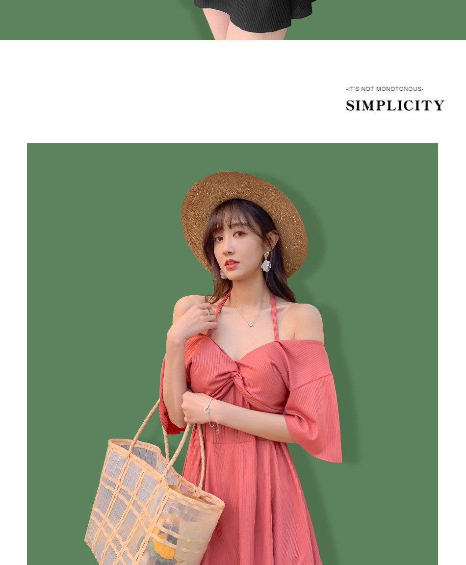 Hot-selling plus-size swimsuits for overweight women and girls, conservative and slimming one-piece dresses, hot spring swimming swimsuits, sexy swimsuits wholesale -038857 pic 11