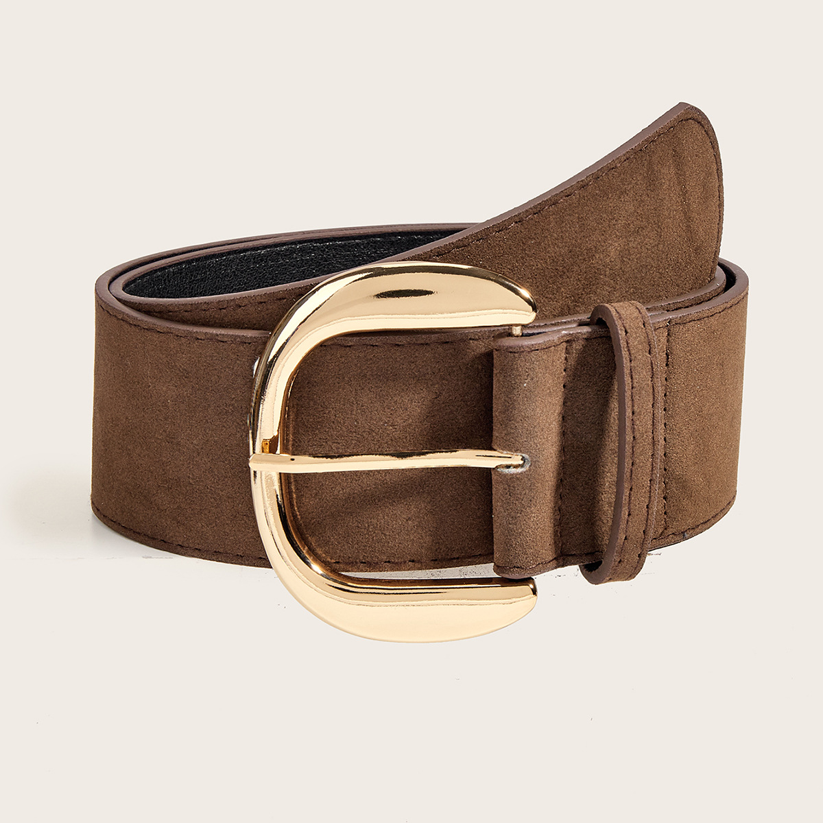 Retro Melade-style wide belt for women to slim the waist and look slimmer, paired with skirts for a stylish American hot girl style belt in stock pic 7