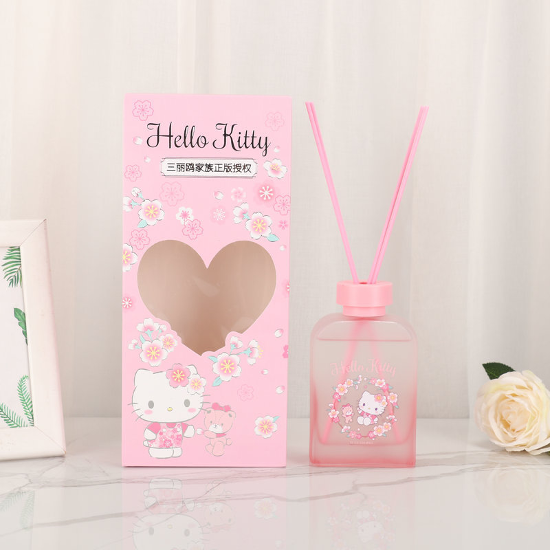 三丽鸥正版工厂批发居家卧室厕所祛味藤条香薰无火库洛米玉桂狗详情4