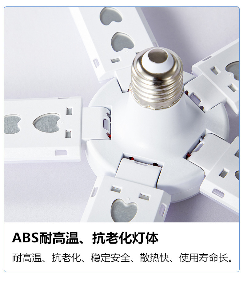 新款折叠车库叶子灯三叶四叶五页片迷你LED球泡恒流宽压外贸供货详情16