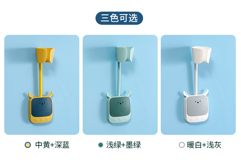 Hair dryer stand without drilling, bathroom wall-mounted storage rack, hair salon hair dryer, multi-functional air duct storage rack pic 18