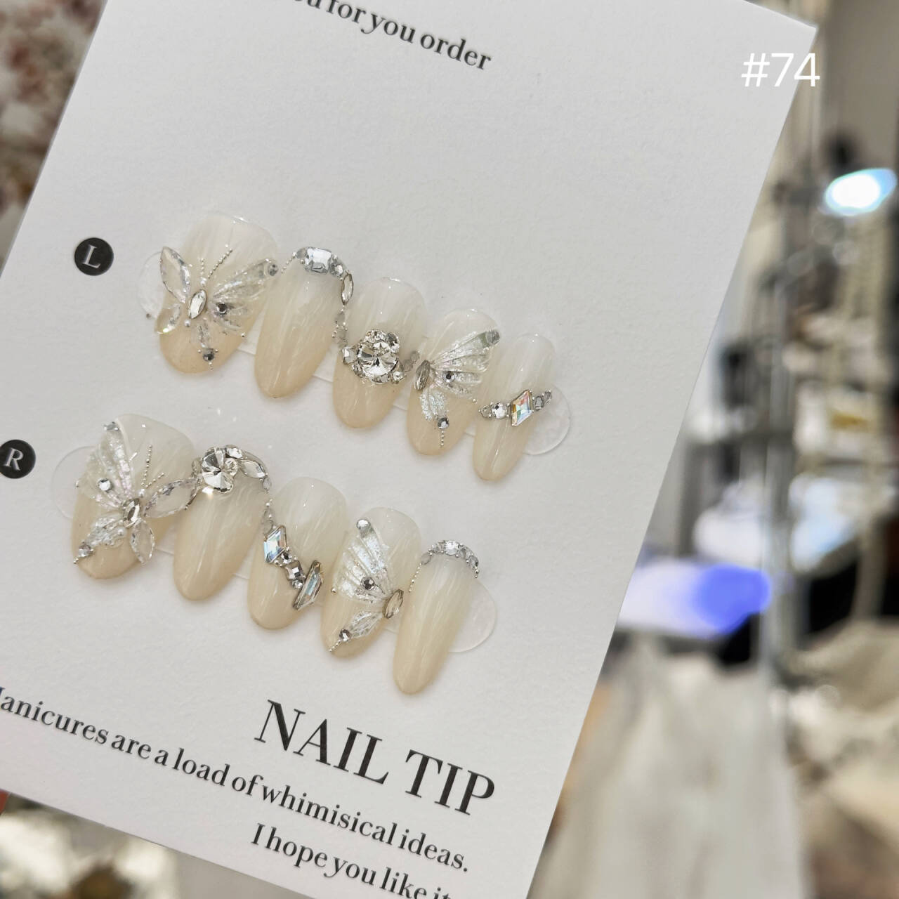 Nai Xi [Original] Pure handcrafted wearing, European and American fairy-like high-end light luxury three-dimensional relief butterfly super-bright zircon pic 10